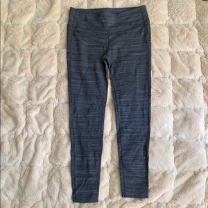 Dark Gray Athleta Leggings (subtle print)